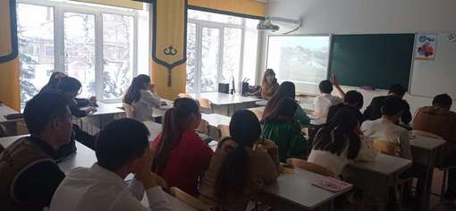 лекция «Майминский рыхлый вал» перед студентами Горно-Алтайского педагогического колледжа
